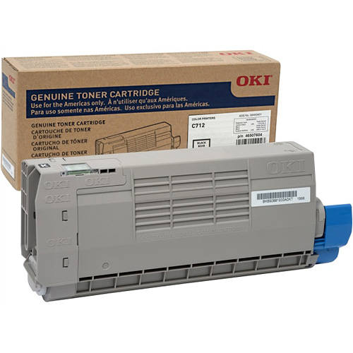 Okidata 46507604 Black Original Toner Cartridge for C712dn C712n