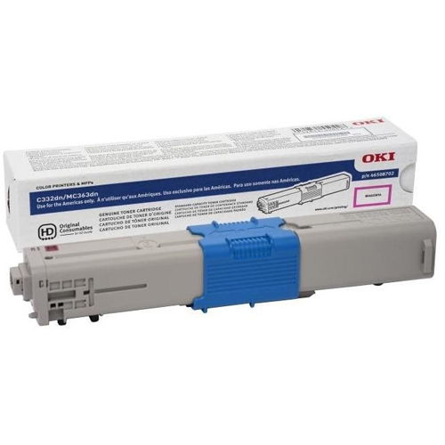 Okidata 46508702 Magenta Original Toner Cartridge for C332dn MC363