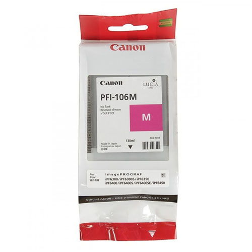 Canon PFI-106M 6623B001 Magenta Original Ink Cartridge for IPF6350
