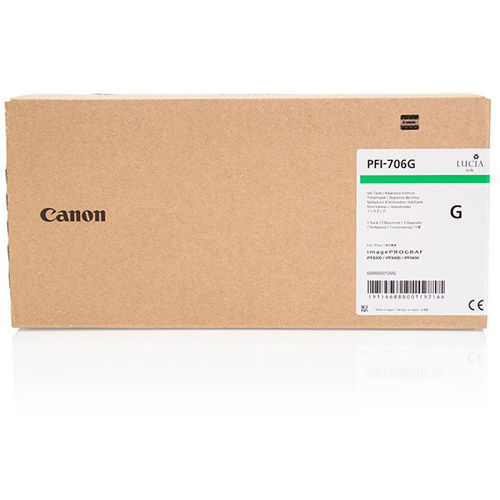 Canon PFI-706G High Yiled Green Original Ink Cartridge for IPF8300