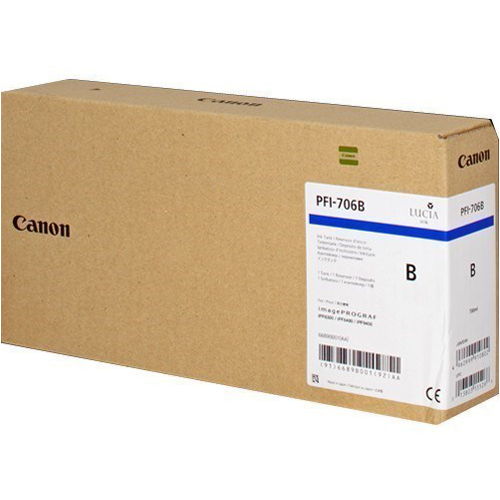 Canon PFI-706B High Yiled Blue Original Ink Cartridge for IPF8300