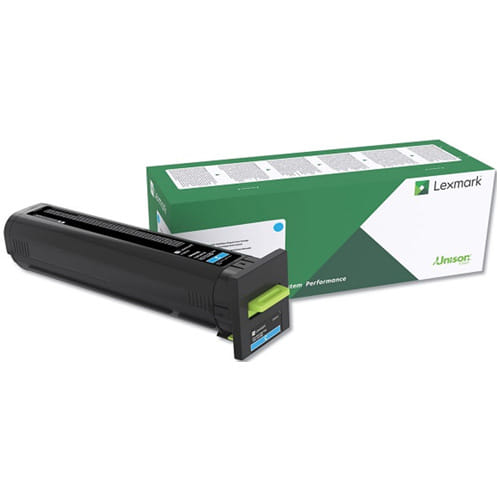 Lexmark 72K1XC0 22K Yield Cyan Original Toner Cartridge for CS820