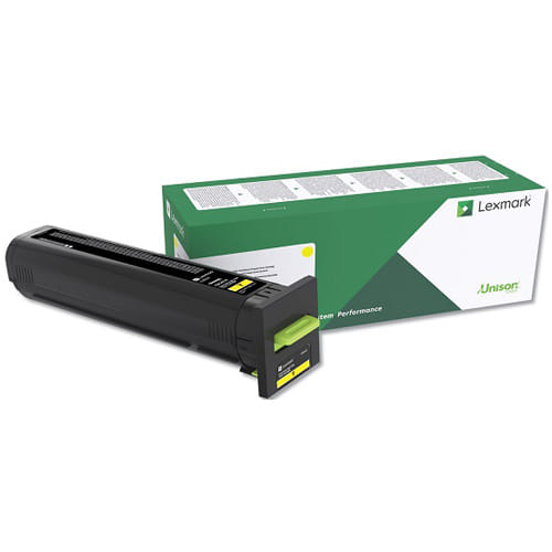 Lexmark 72K1XY0 22K Yield Yellow Original Toner Cartridge for CS820