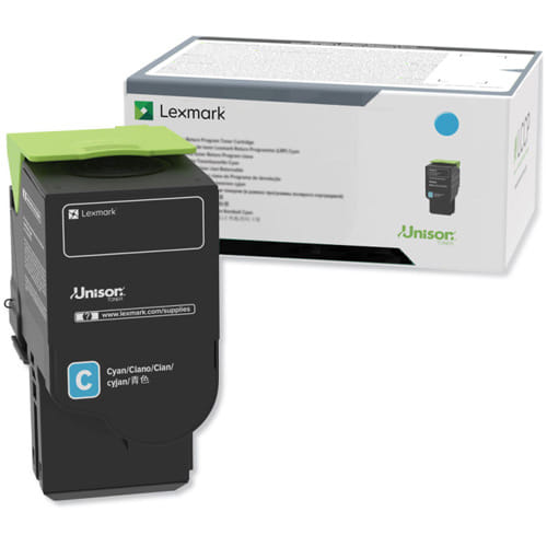 Lexmark 75M10C0 Cyan (2K) Original Toner Cartridge for CS531 CX532