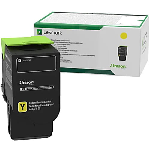 Lexmark 78C1UY0 Yellow (7K) Original Toner Cartridge for CS521 CS622