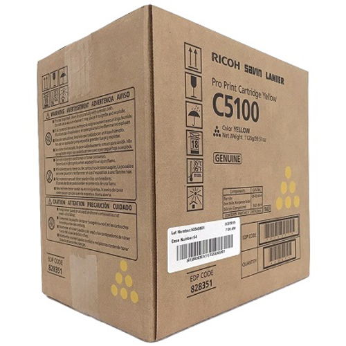 Ricoh 828351 Yellow Original Toner Cartridge for Pro C5100S C5110S