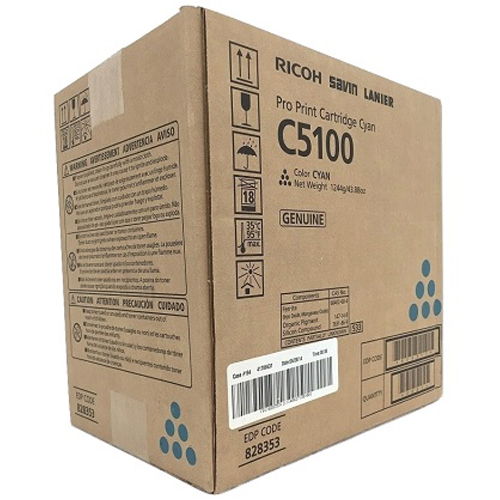 Ricoh 828353 Cyan Original Toner Cartridge for Pro C5100S C5110S