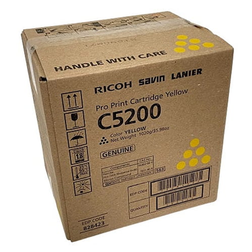 Ricoh 828423 Yellow Original Toner Cartridge for Pro C5200S C5210S