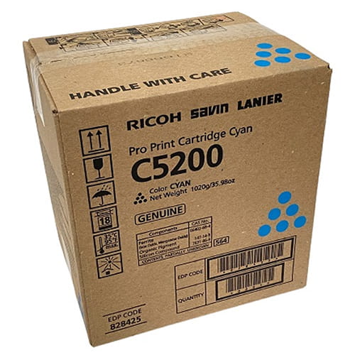 Ricoh 828425 Cyan Original Toner Cartridge for Pro C5200S C5210S