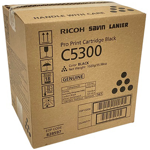 Ricoh 828597 Black Original Toner Cartridge for Pro C5300s C5310s