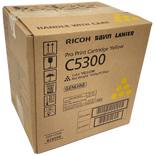 Ricoh 828598 Yellow Original Toner Cartridge for Pro C5300s C5310s 