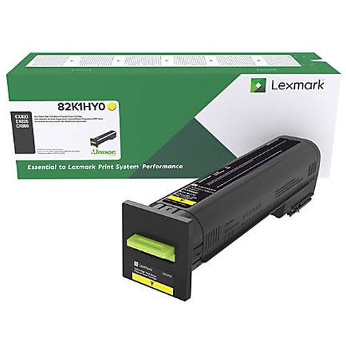 Lexmark 82K1HY0 17K Yellow Original Toner Cartridge for CX820DE