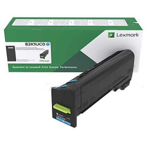 Lexmark 82K1UC0 55K Cyan Original Toner Cartridge for CX860DE