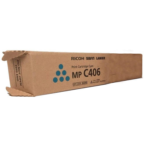 Ricoh 842092 Cyan Original Toner Cartridge for Aficio MPC306