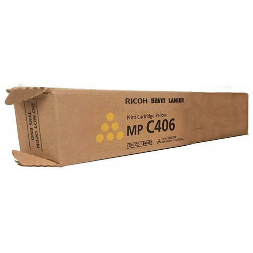 Ricoh 842094 Yellow Original Toner Cartridge for Aficio MPC306