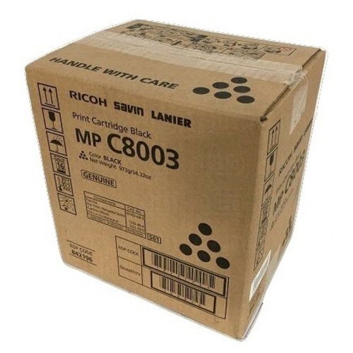 Ricoh 842196 Black Original Toner Cartridge for MPC8003 MPC6503