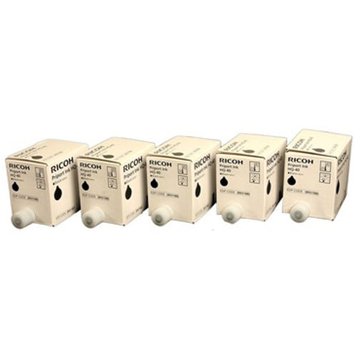 Ricoh 893188 5-Pack Black Original Ink Cartridge for DX4542