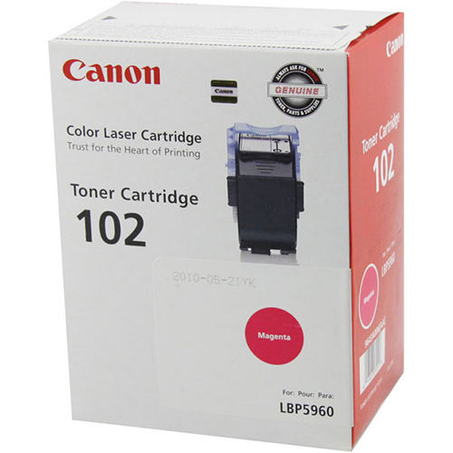 Canon 9643A006 102 Magenta Original Toner Cartridge for LBP5960