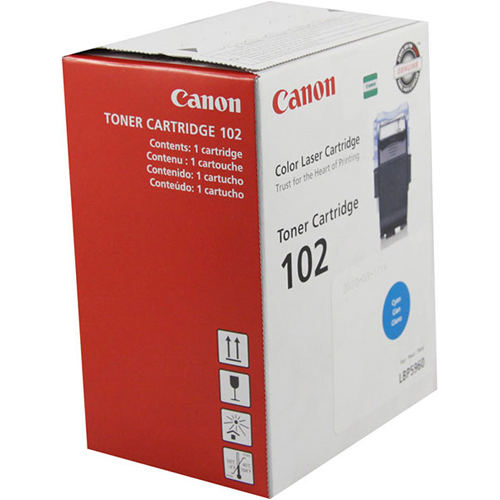 Canon 9644A006 102 Cyan Original Toner Cartridge for LBP5960