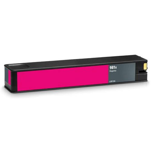 HP L0R10A 981X Magenta Compatible Ink Cartridge for PageWide 586f 586z