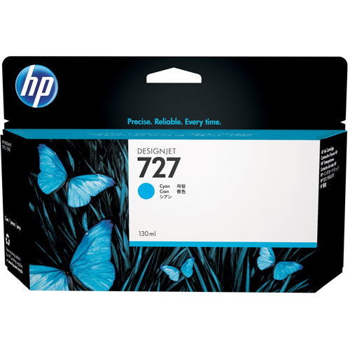 HP B3P19A  (#727) Cyan Original 130ml Ink Cartridge
