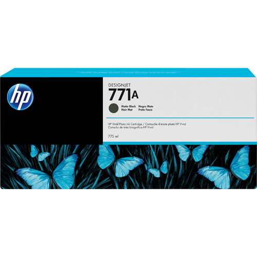 HP B6Y15A (#771) Matte Black Original 775ml Ink Cartridge