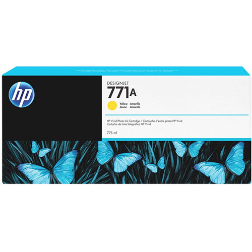 HP B6Y18A (#771) Yellow Original 775ml Ink Cartridge