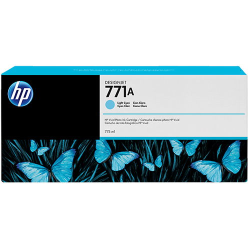 HP B6Y20A (#771) Light Cyan Original 775ml Ink Cartridge
