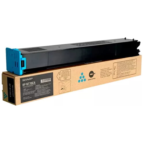 Sharp BP-NT70CA Cyan Original Toner Cartridge for BP-50C26 BP-50C36