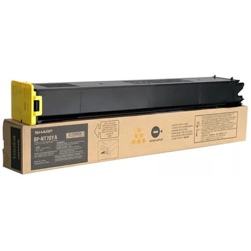Sharp BP-NT70YA Yellow Original Toner Cartridge for BP-50C26 BP-50C36