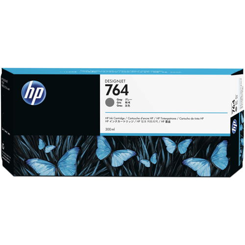 HP C1Q18A (#764) Gray Original 300ml Ink Cartridge