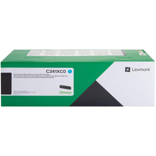 Lexmark C341XC0 Cyan 4.5K Yield Original Toner Cartridge for MC3426