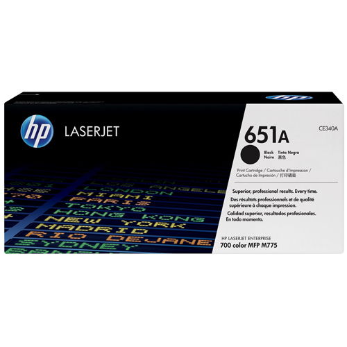HP CE340A 651A Black Original Toner Cartridge for M775DN M775F