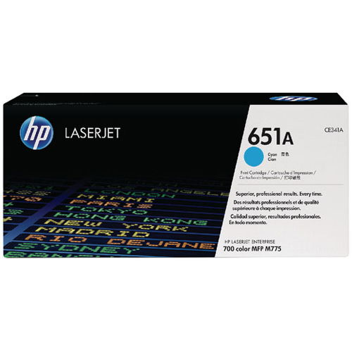 HP CE341A 651A Cyan Original Toner Cartridge for M775DN M775F