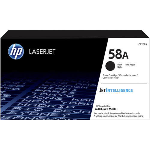 HP CF258A 58A Black Original Toner for M404dn M428fdn