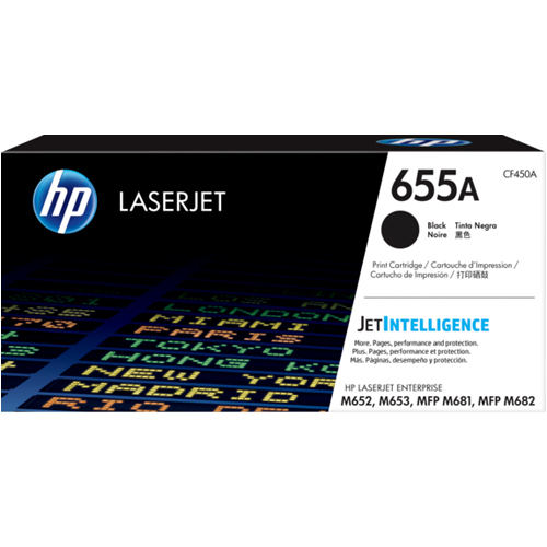 HP CF450A 655A Black Original Toner for LaserJet M652 M653 M681