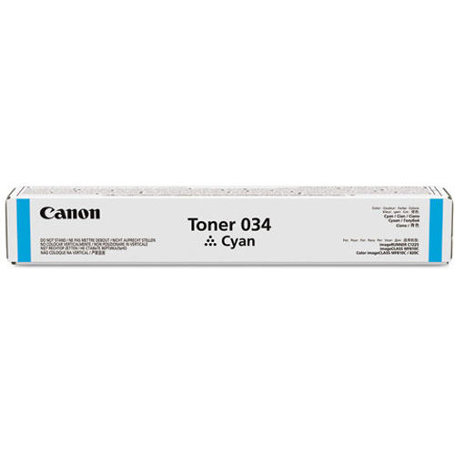 Canon 034 Cyan Original Toner Cartridge for MF810Cdn MF820Cdn 