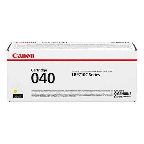 Canon 040 Yellow Original Toner Cartridge ImageClass LBP712Cdn