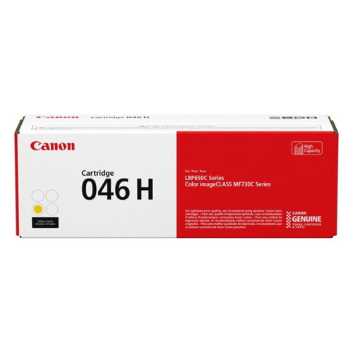 Canon 046H Yellow Original High-Yield Toner Cartridge MF733Cdw