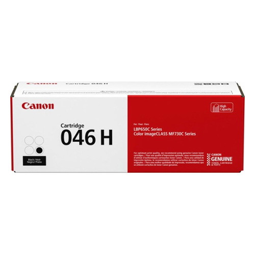 Canon 046H Black Original High-Yield Toner Cartridge for MF733Cdw