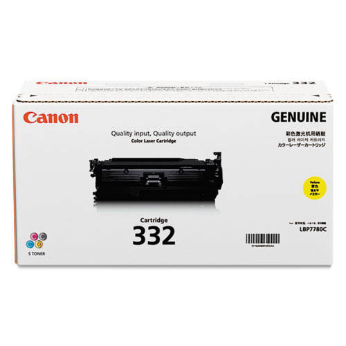 Canon 332 Yellow Original Toner Cartridge for LBP7780Cdn  