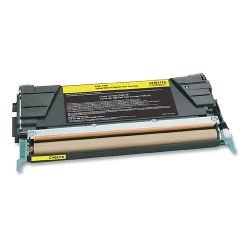 Lexmark C746A1YG Compatible Yellow Toner Cartridge C746N C746DN
