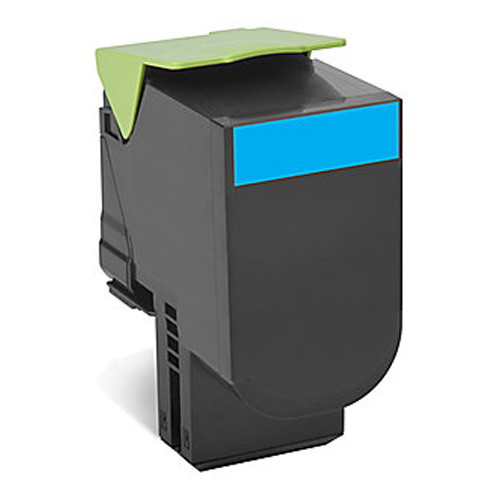 Lexmark 80C1XC0 Cyan Compatible 4K Yield Toner Cartridge for CX510