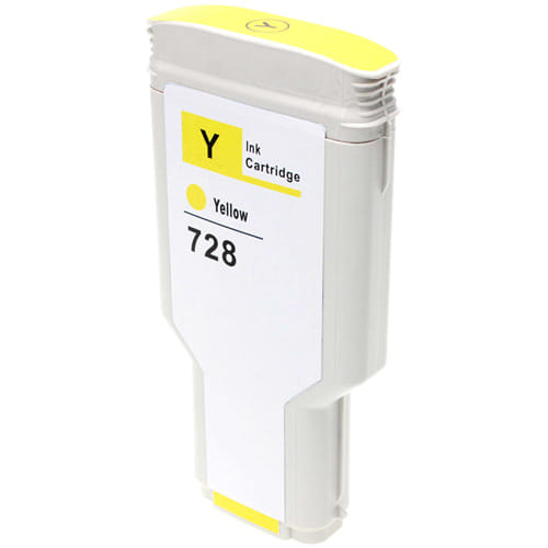 HP 728 F9K15A Yellow Compatible Ink 300ML Cartridge for T730