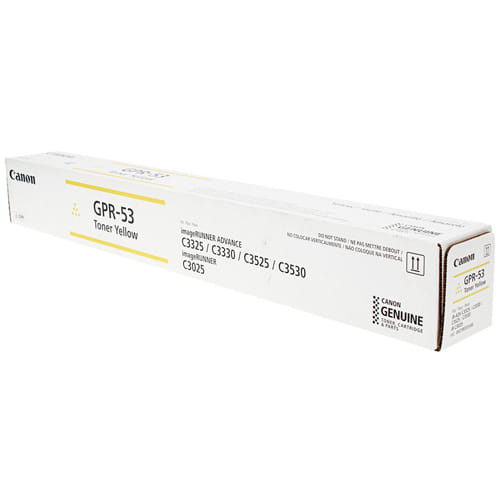 Canon 8527B003 GPR-53 Yellow Original Toner Cartridge for C3325i 