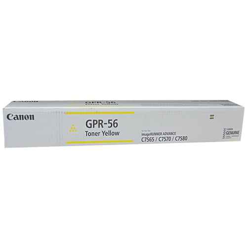 Canon 1001C003 GPR-56 Original Yellow Toner Cartridge - C7565i C7570i