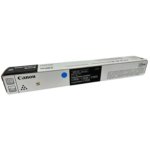 Canon 5754C003 GPR-66 Cyan Original Toner Cartridge for C3926i C3935i