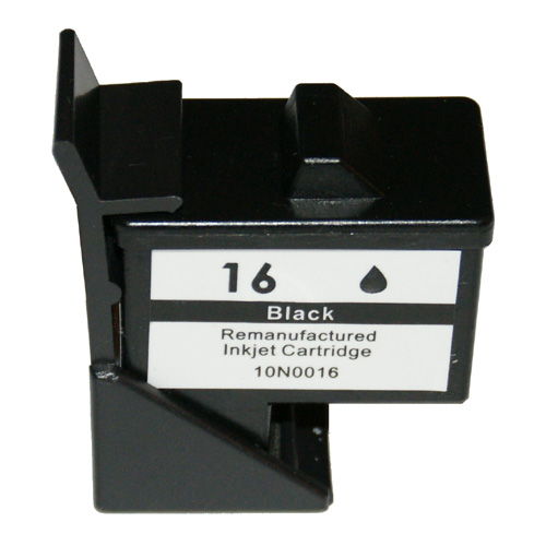 Lexmark 10N0016 (#16) Remanufactured Hi-Yield Black Ink Cartridge