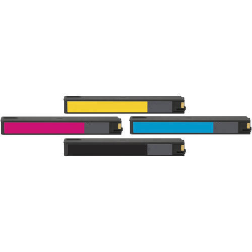 HP 972X Black & 3-Color Compatible Ink Cartridge Set for 577z 452dn
