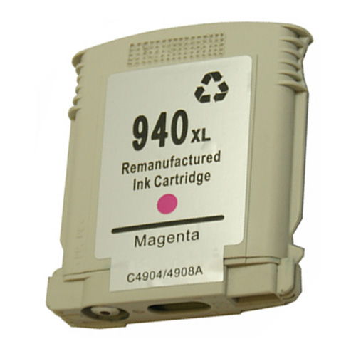 HP C4908AN (#940XL) Magenta High Yield Compatible Ink Cartridge